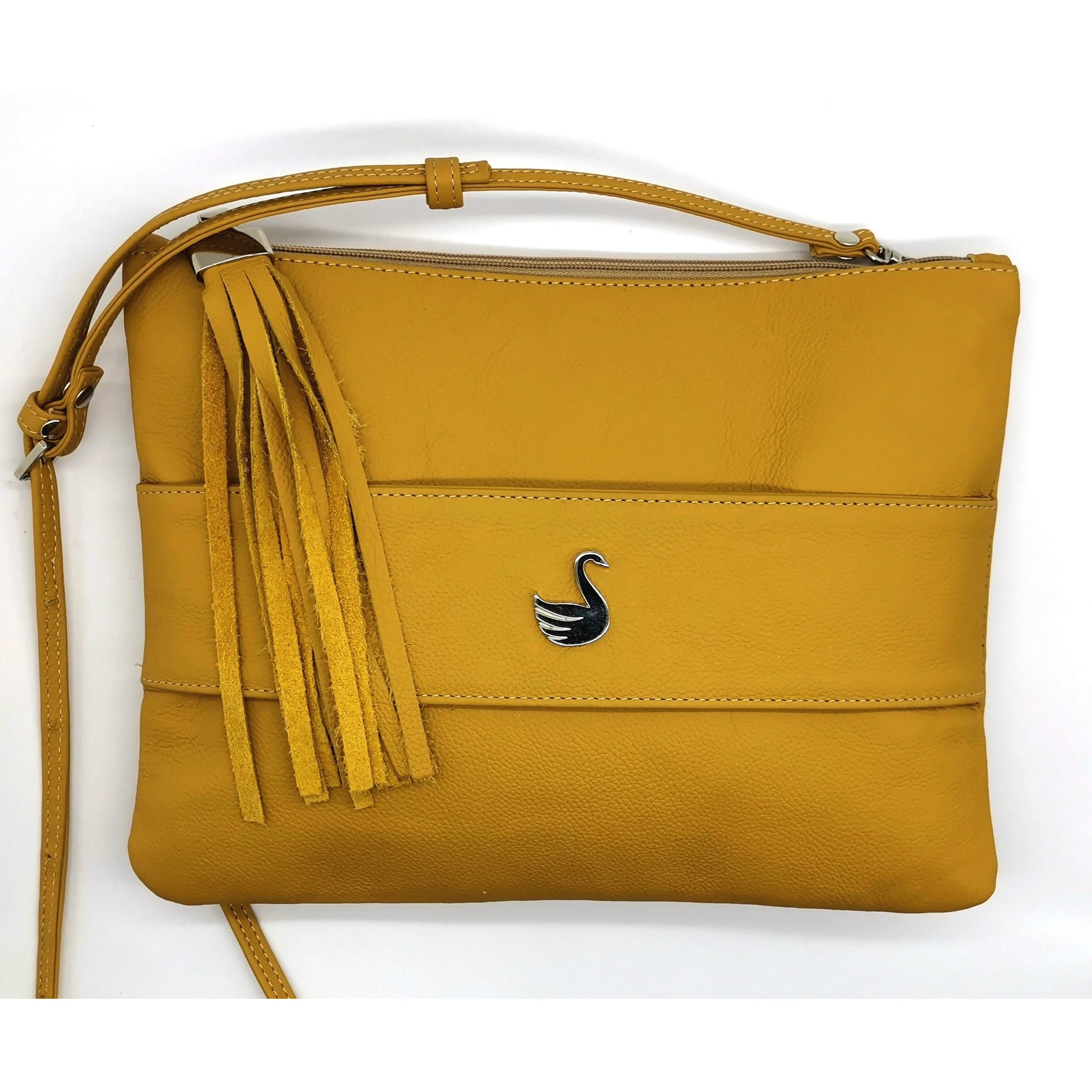 Black Swan sling in Ochre Mustard